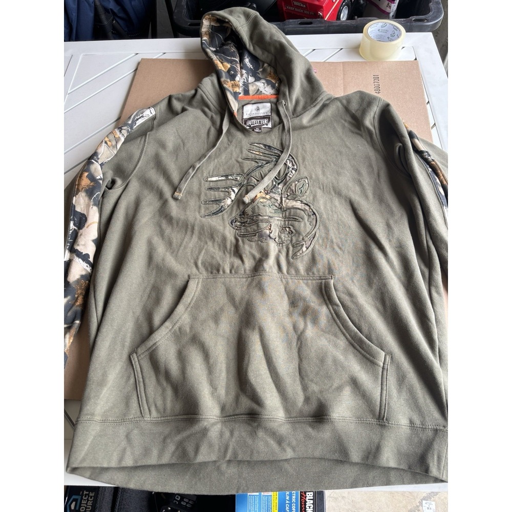 Legendary Whitetails Hoodie XL Camo Deer Hunting Pullover Sweatshirt